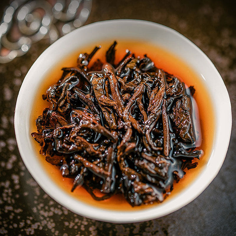 Gunung Jingmai · Teh Qizi Bing Puer Matang (Bahan Lama Pokok Tua