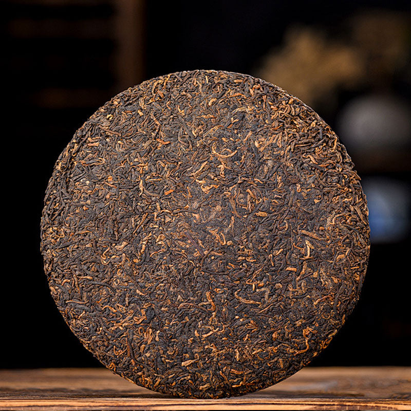 Gunung Jingmai · Teh Qizi Bing Puer Matang (Bahan Lama Pokok Tua