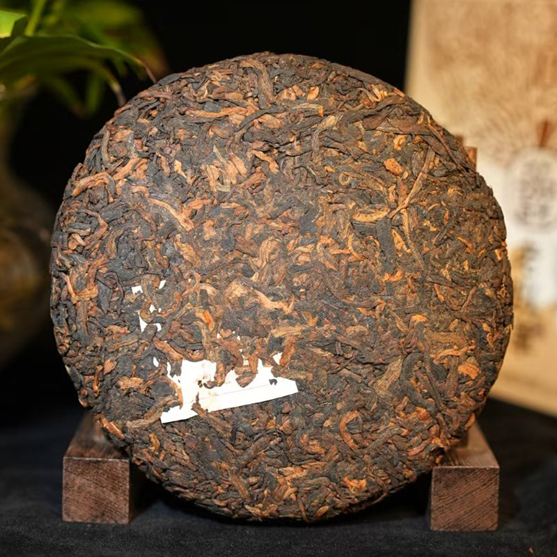 [Emas Pemenang] Set Hadiah Teh Puer Matang Pokok Tua Lao Ban Zhang 1000g (5 Keping) —— Kegemaran Peminat Teh Tegar