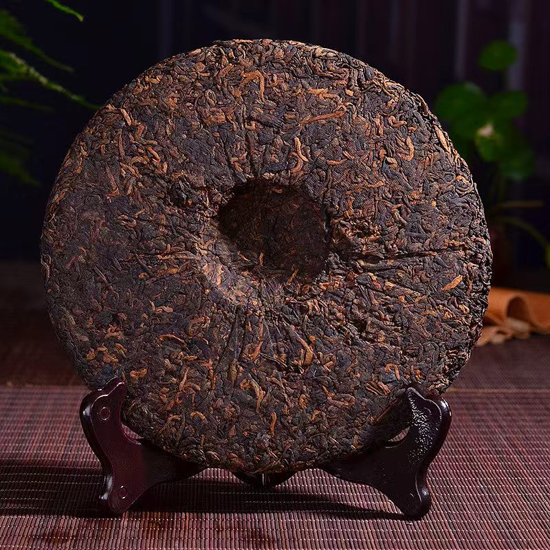 Gunung Jingmai · Teh Qizi Bing Puer Matang (Bahan Lama Pokok Tua